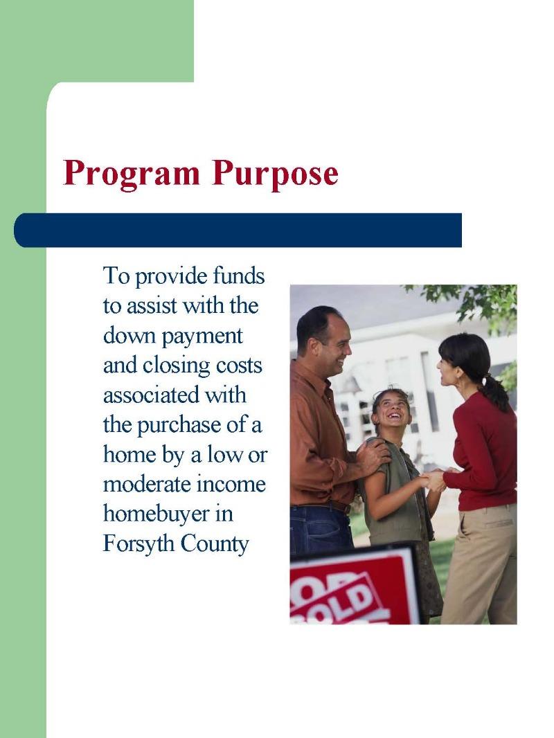 Forsyth County Resources Housing Foundation of America